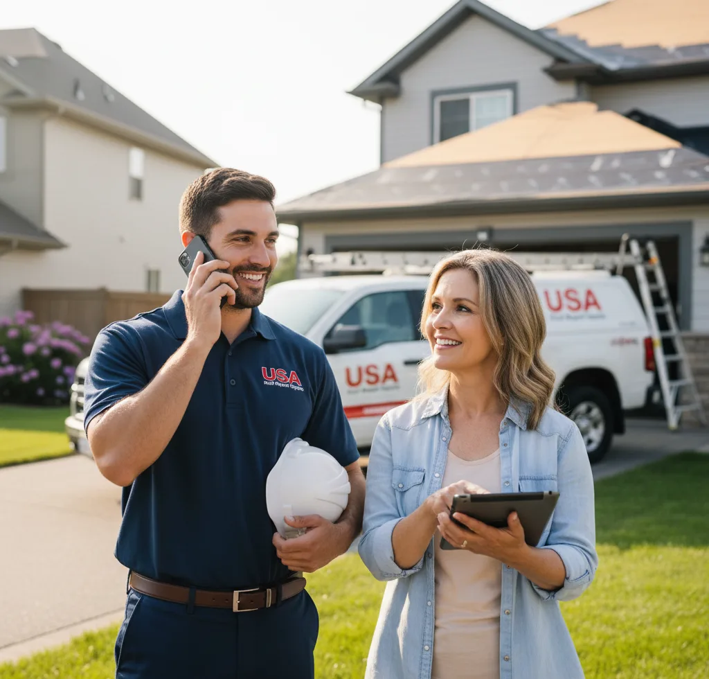 USA Roof Repair Experts customer support in State Center